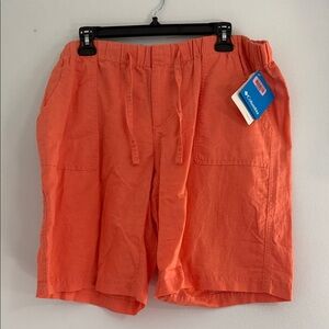 Columbia Women's Vibrant Orange Cargo Shorts